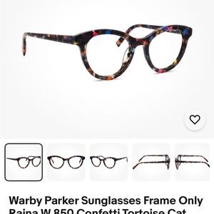 Warby Parker Raina Confetti Tortoise Sunglasses Frame